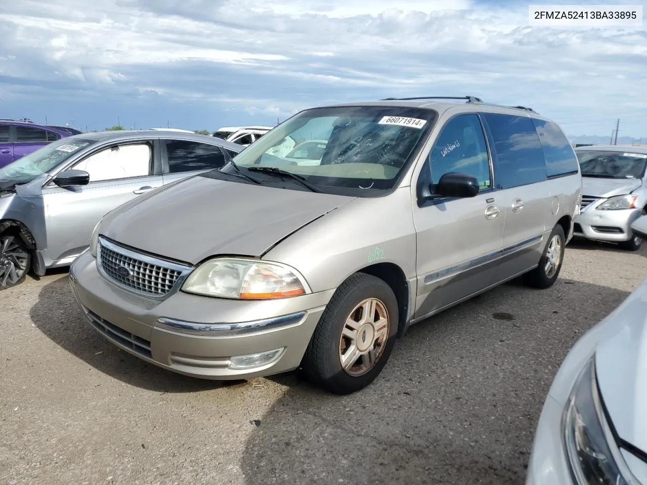 2003 Ford Windstar Se VIN: 2FMZA52413BA33895 Lot: 66071914