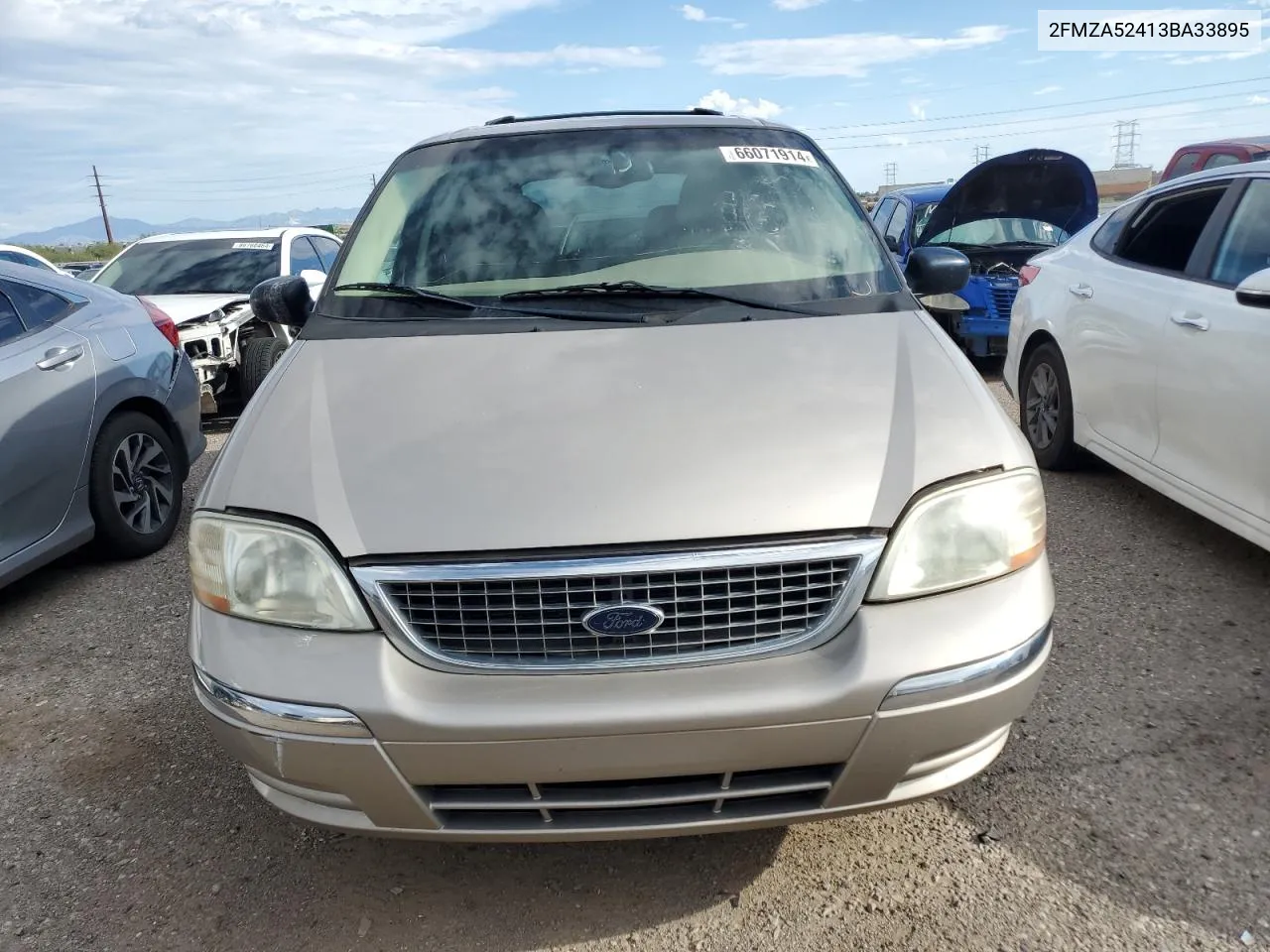 2003 Ford Windstar Se VIN: 2FMZA52413BA33895 Lot: 66071914