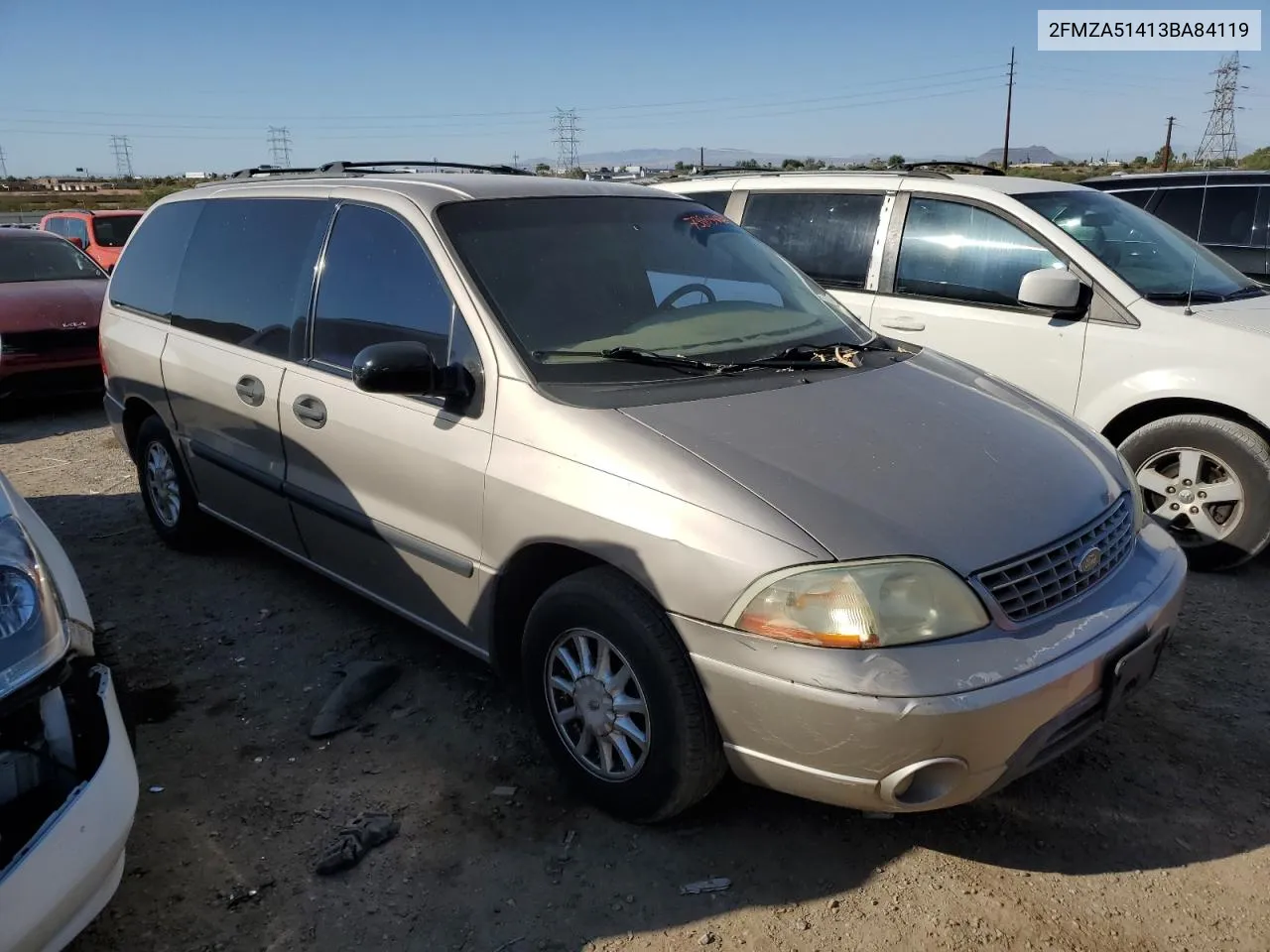 2003 Ford Windstar Lx VIN: 2FMZA51413BA84119 Lot: 73805494