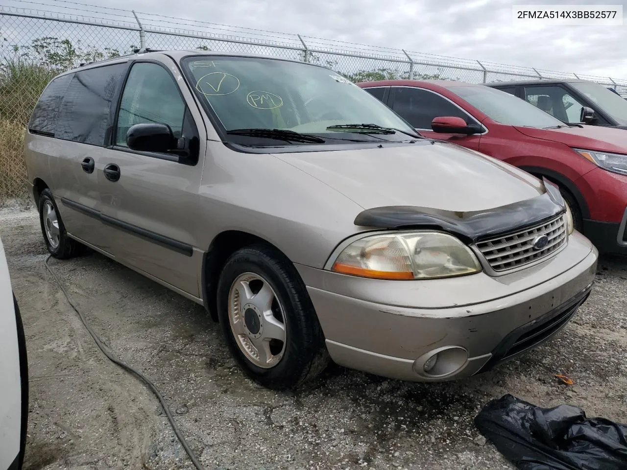 2003 Ford Windstar Lx VIN: 2FMZA514X3BB52577 Lot: 74034064