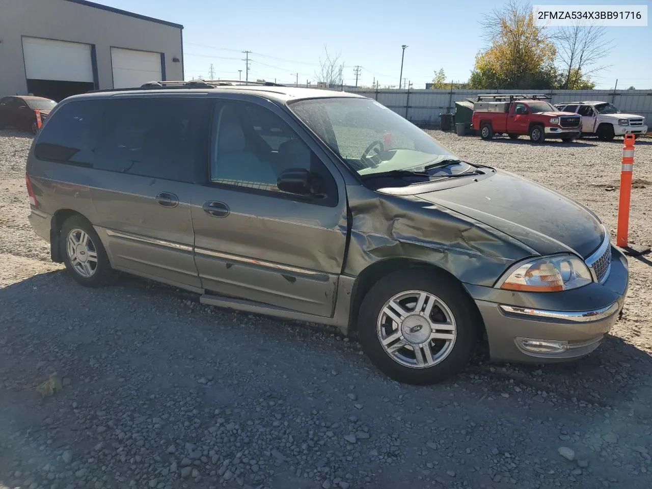 2003 Ford Windstar Sel VIN: 2FMZA534X3BB91716 Lot: 75205064