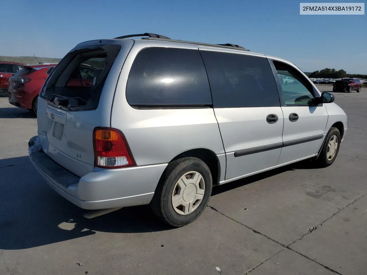 2003 Ford Windstar Lx VIN: 2FMZA514X3BA19172 Lot: 76029254