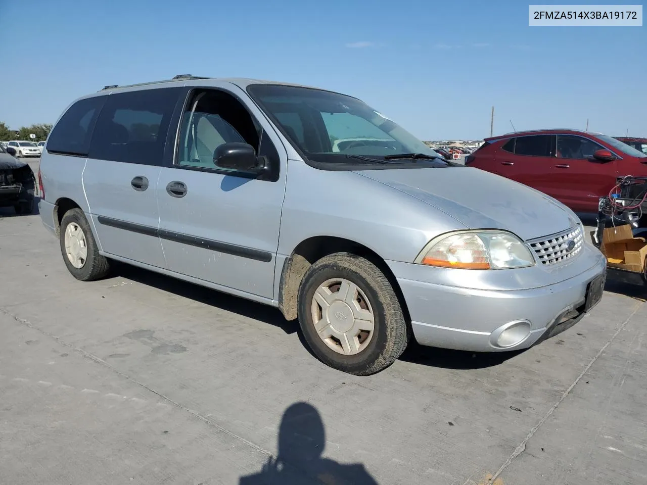 2003 Ford Windstar Lx VIN: 2FMZA514X3BA19172 Lot: 76029254