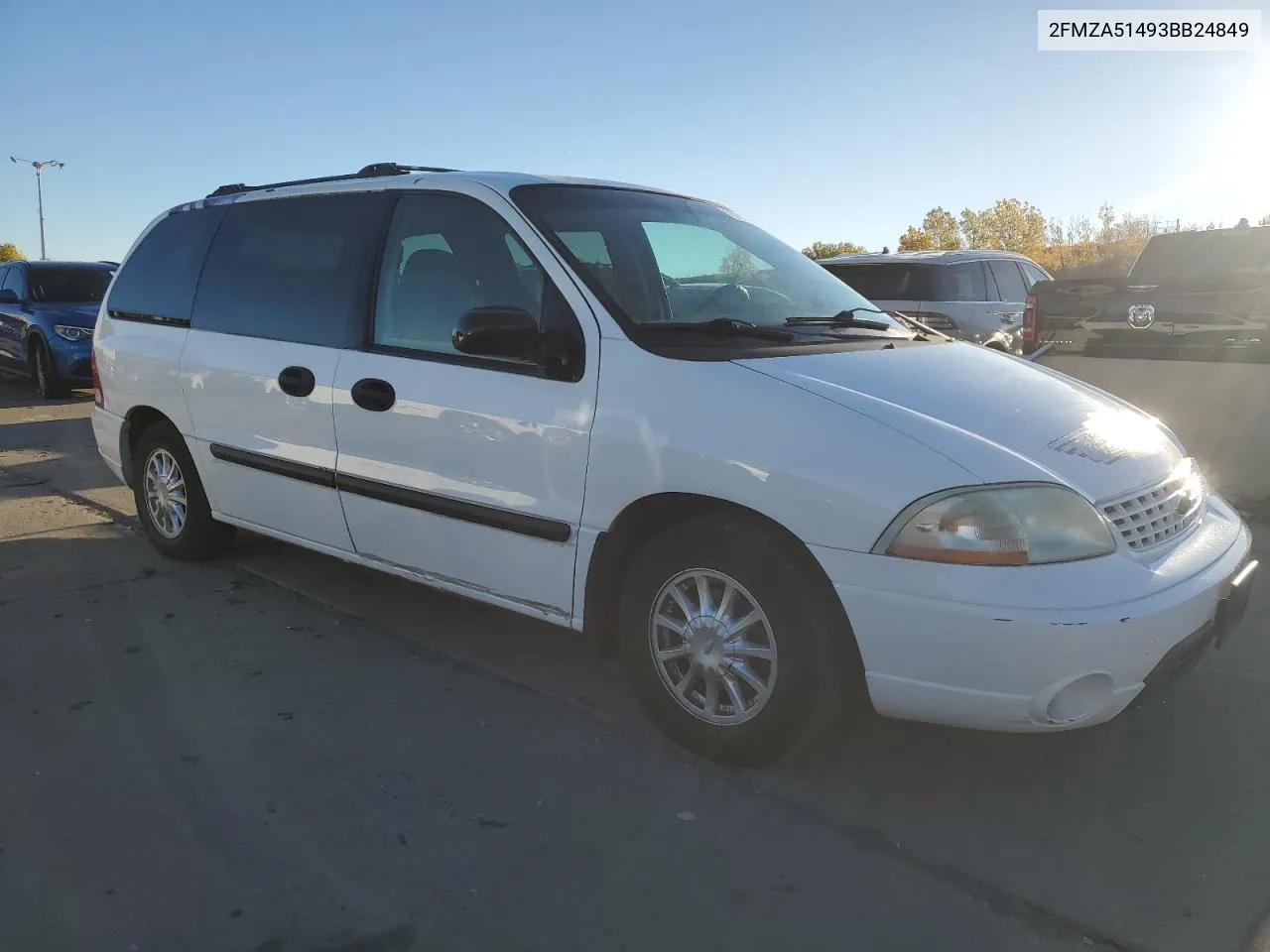 2003 Ford Windstar Lx VIN: 2FMZA51493BB24849 Lot: 76728704