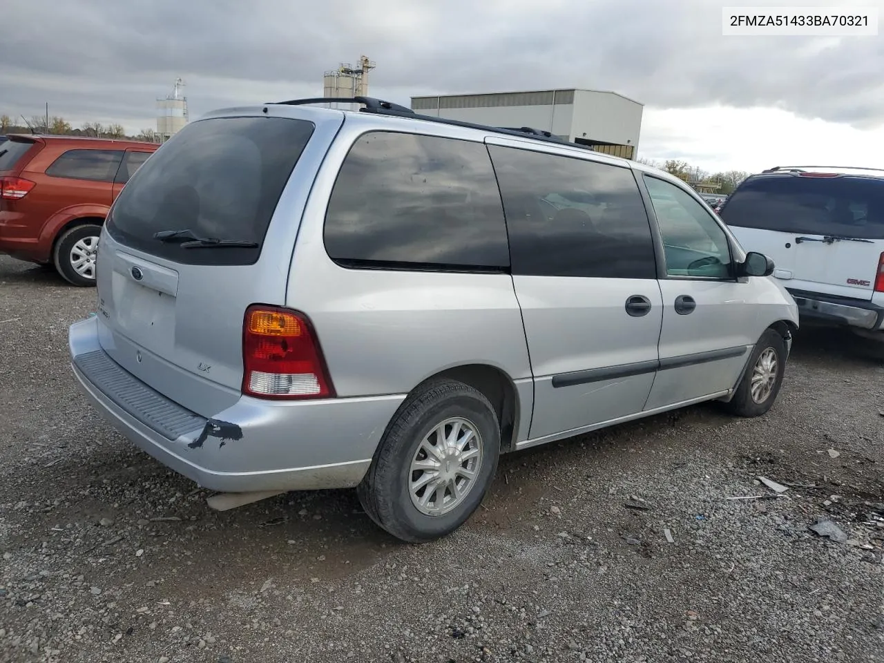 2003 Ford Windstar Lx VIN: 2FMZA51433BA70321 Lot: 77114094