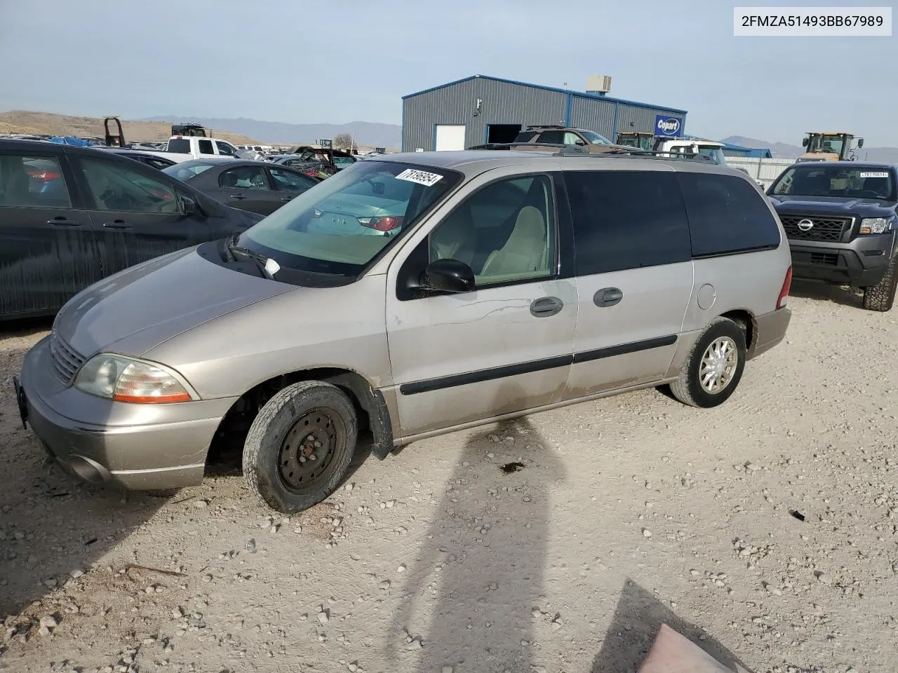 2003 Ford Windstar Lx VIN: 2FMZA51493BB67989 Lot: 78196954