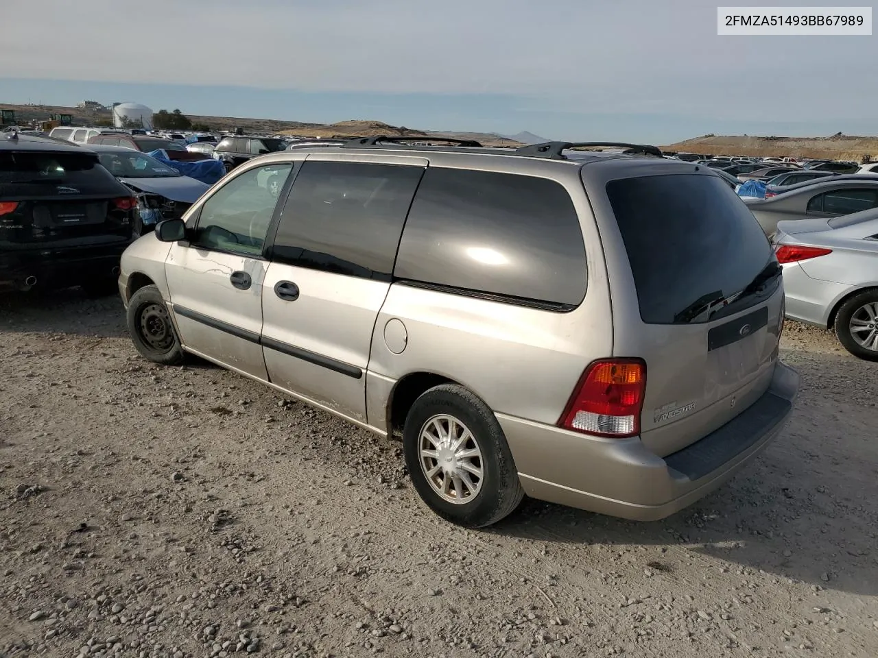 2003 Ford Windstar Lx VIN: 2FMZA51493BB67989 Lot: 78196954