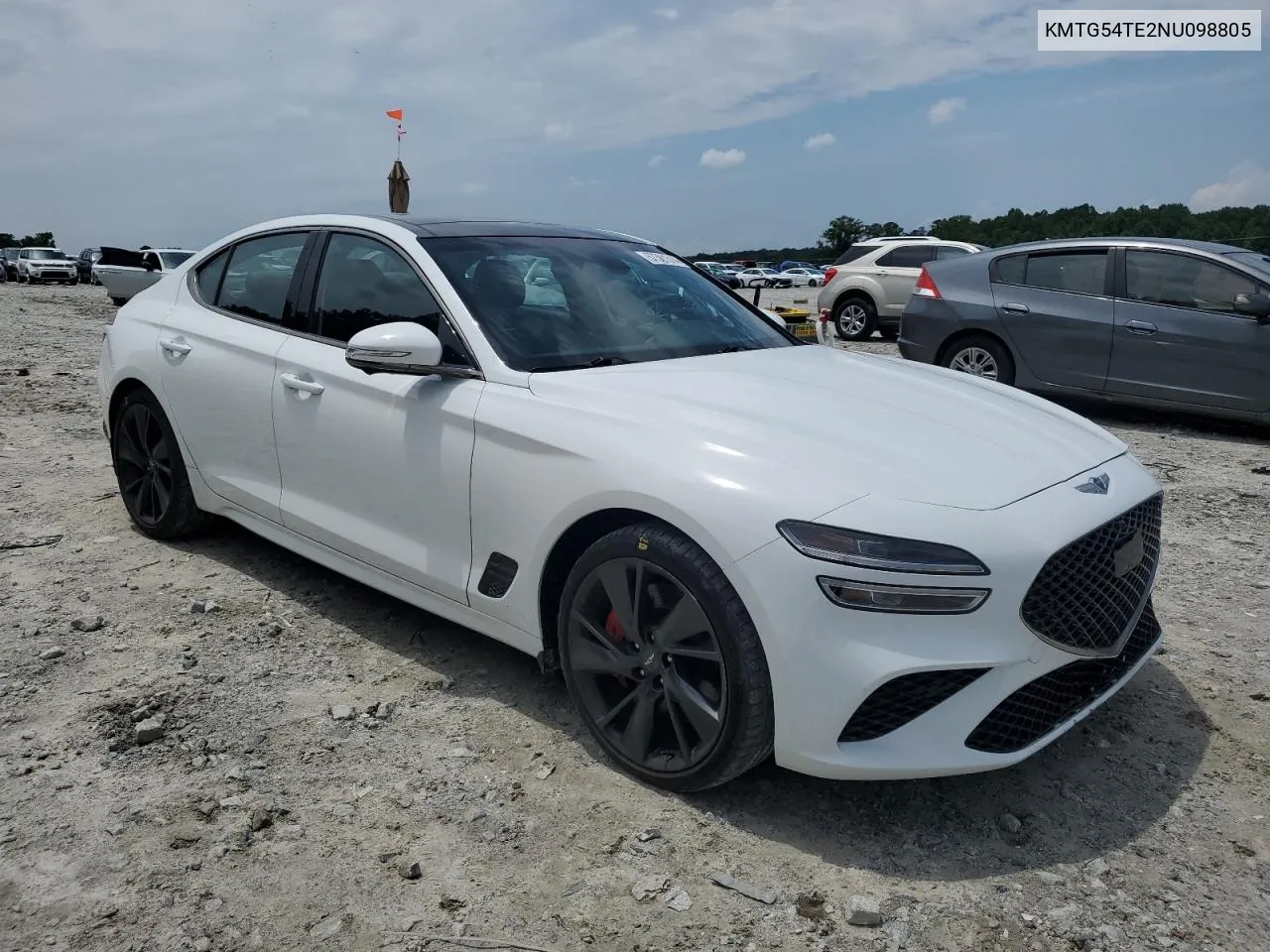 2022 Genesis G70 Base VIN: KMTG54TE2NU098805 Lot: 57381314