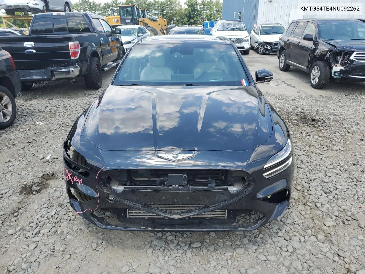 2022 Genesis G70 Base VIN: KMTG54TE4NU092262 Lot: 61379304