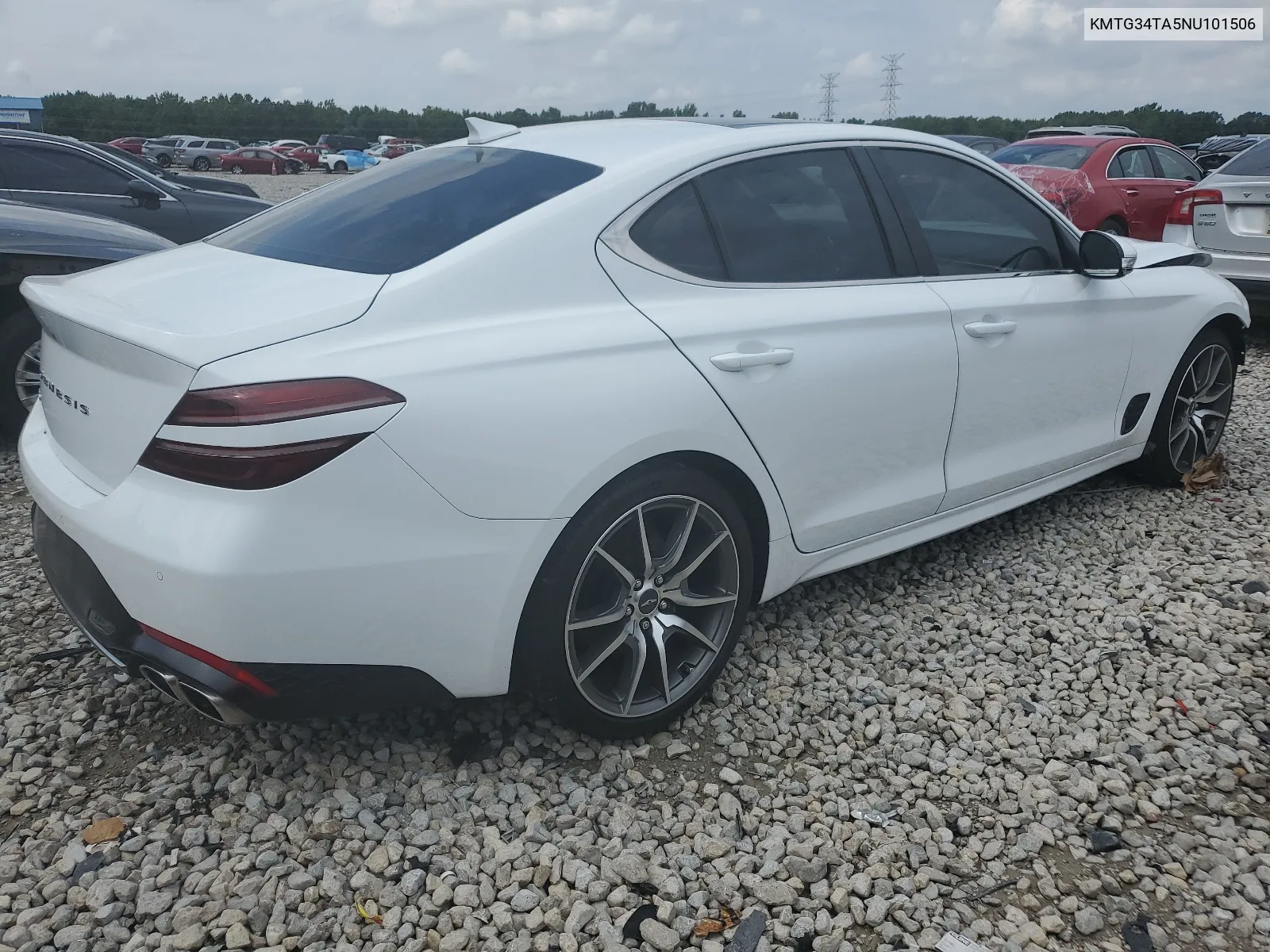 KMTG34TA5NU101506 2022 Genesis G70 Base