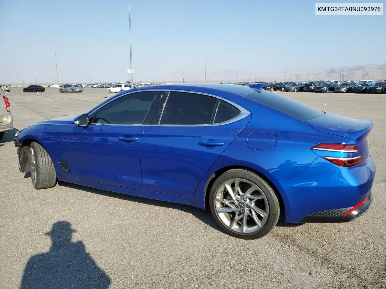 2022 Genesis G70 Base VIN: KMTG34TA0NU093976 Lot: 69721144