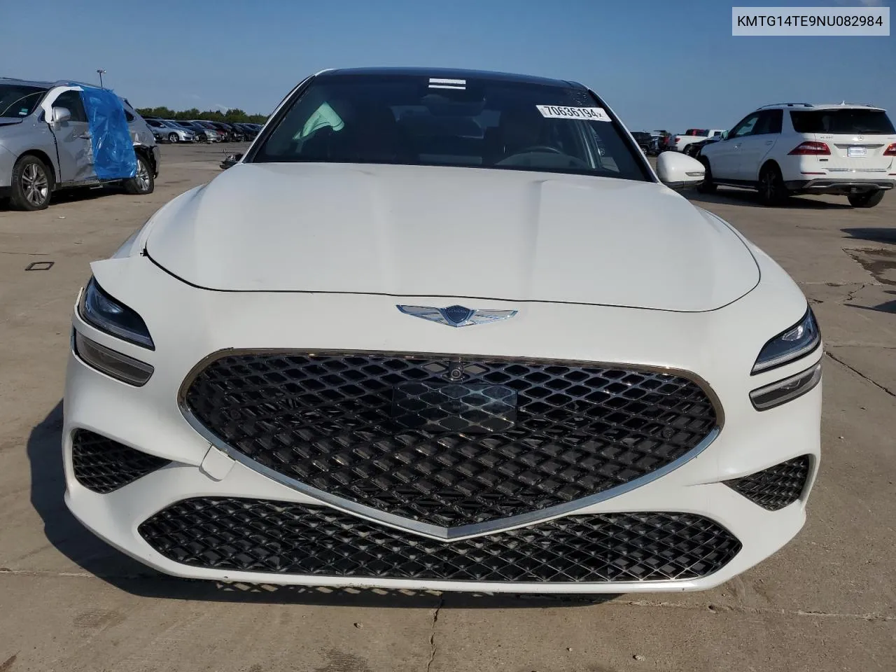 2022 Genesis G70 Launch Edition VIN: KMTG14TE9NU082984 Lot: 70636194