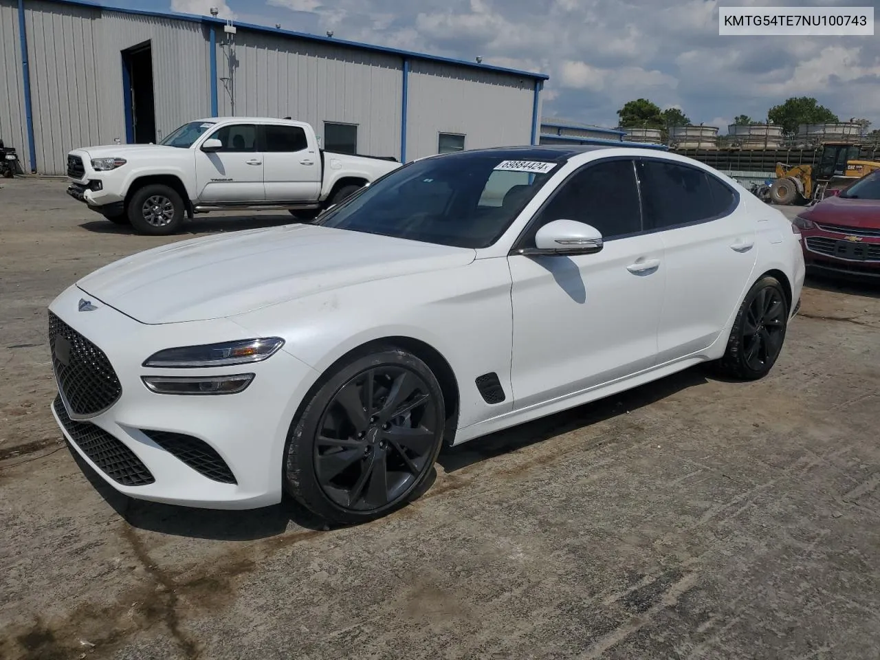 2022 Genesis G70 Base VIN: KMTG54TE7NU100743 Lot: 71376494