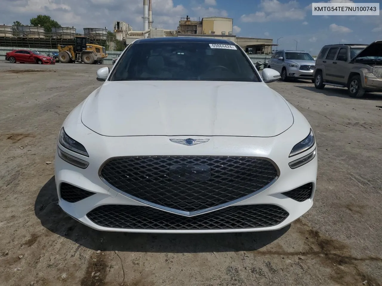 KMTG54TE7NU100743 2022 Genesis G70 Base