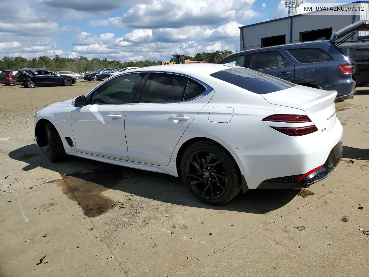 2022 Genesis G70 Base VIN: KMTG34TA2NU097012 Lot: 72409144