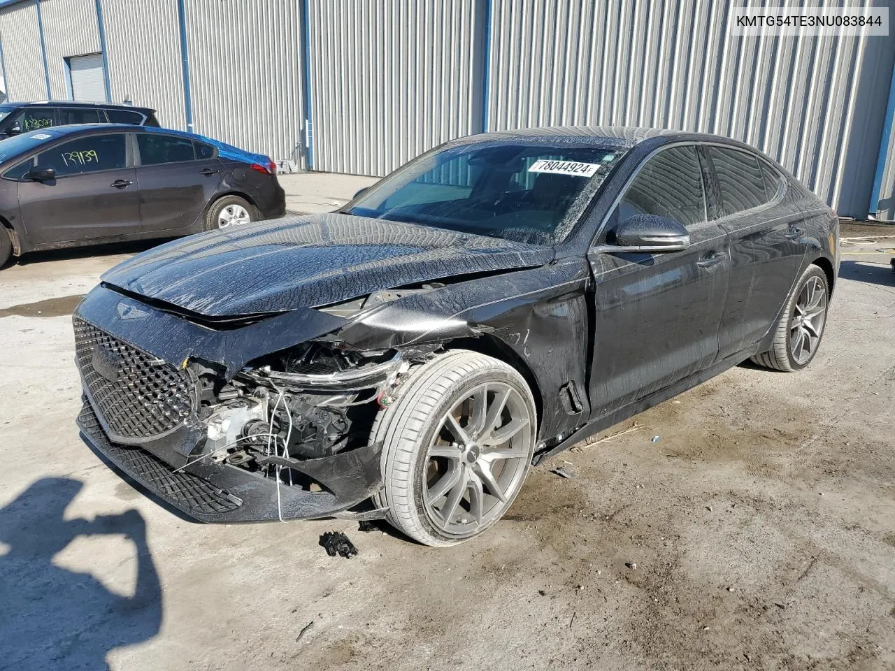 2022 Genesis G70 Base VIN: KMTG54TE3NU083844 Lot: 78044924