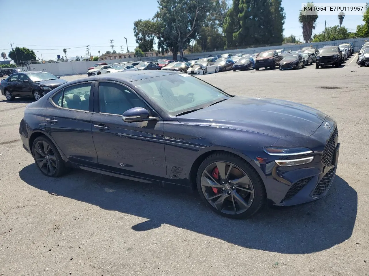 2023 Genesis G70 Base VIN: KMTG54TE7PU119957 Lot: 69110424