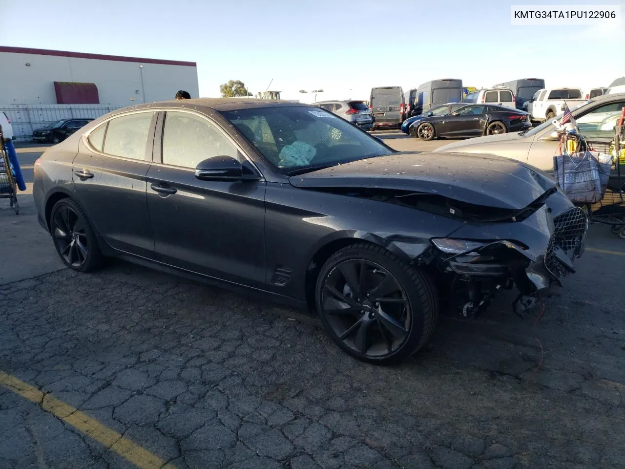 2023 Genesis G70 Base VIN: KMTG34TA1PU122906 Lot: 73328364