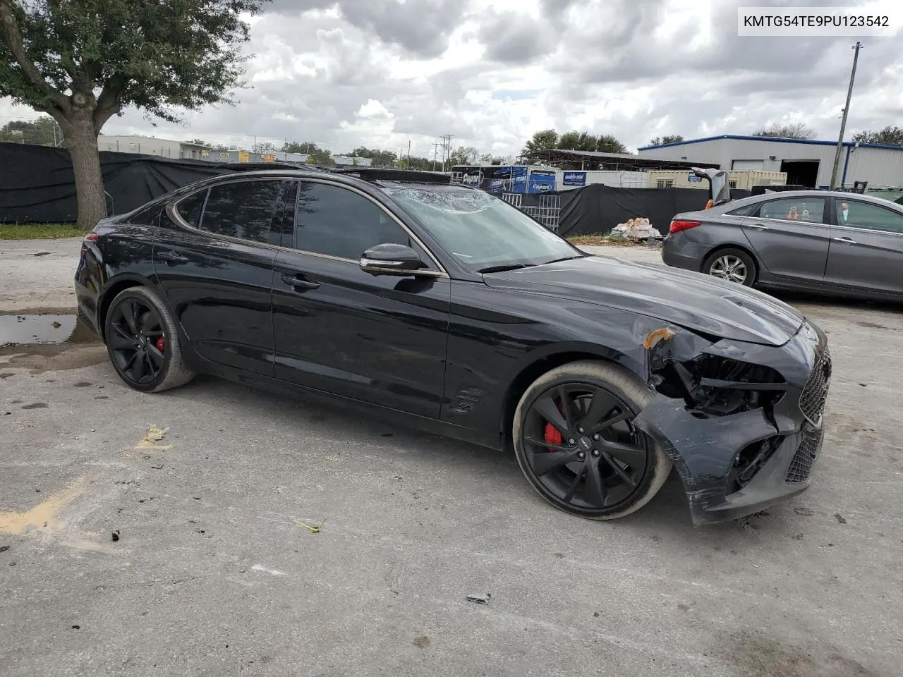 2023 Genesis G70 Base VIN: KMTG54TE9PU123542 Lot: 78830254