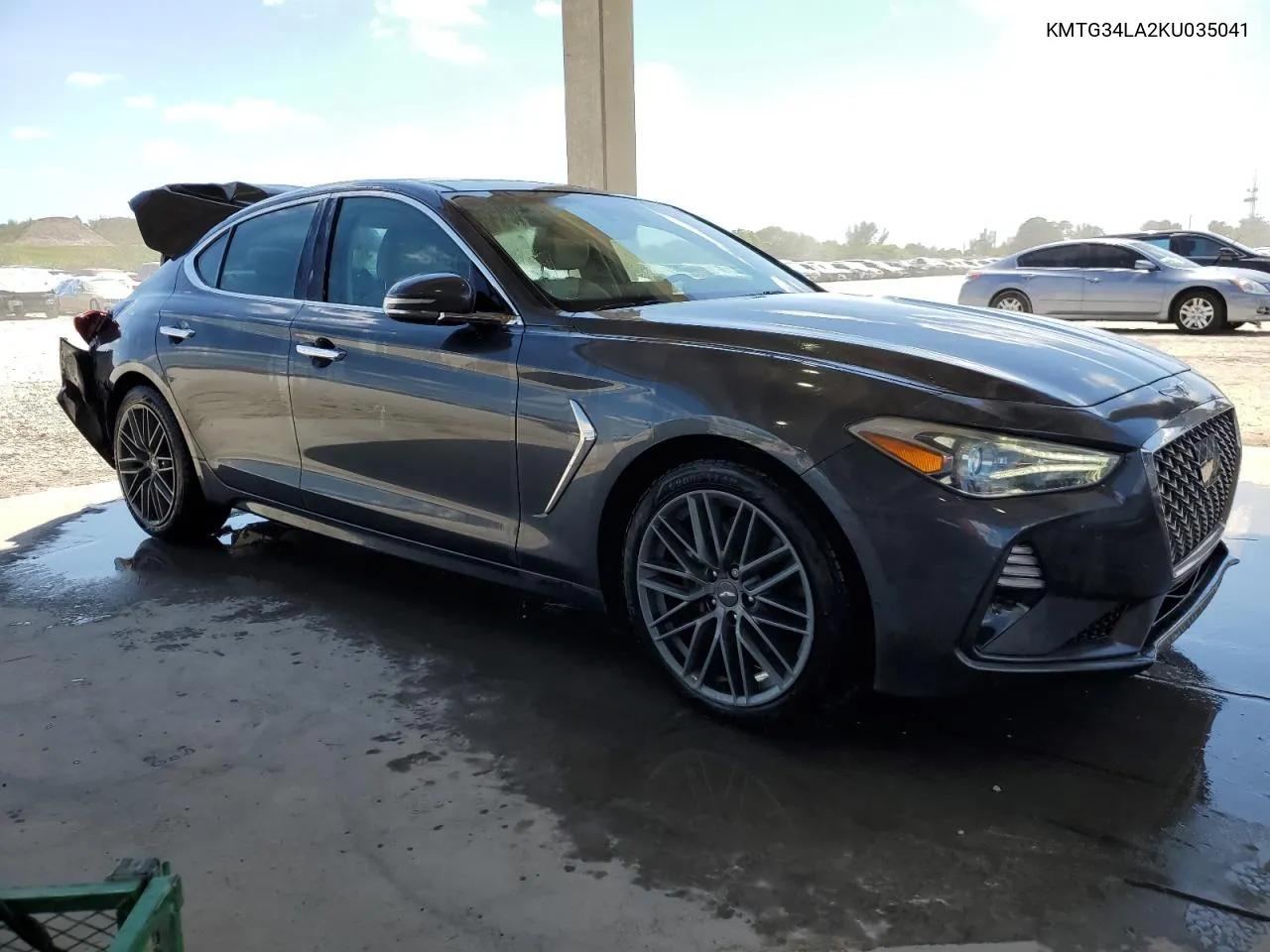 2019 Genesis G70 Elite VIN: KMTG34LA2KU035041 Lot: 52457484