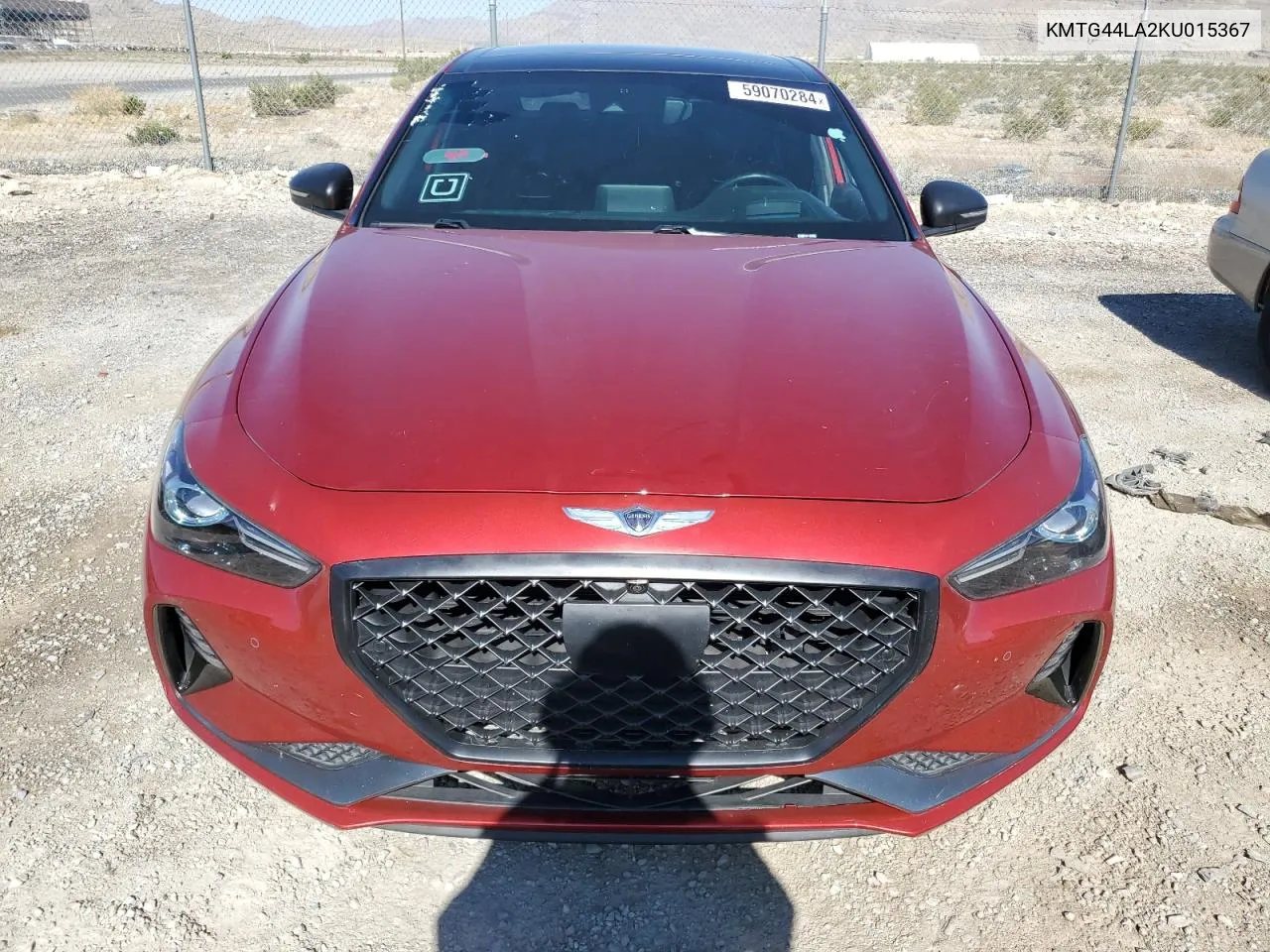 2019 Genesis G70 Prestige VIN: KMTG44LA2KU015367 Lot: 59070284