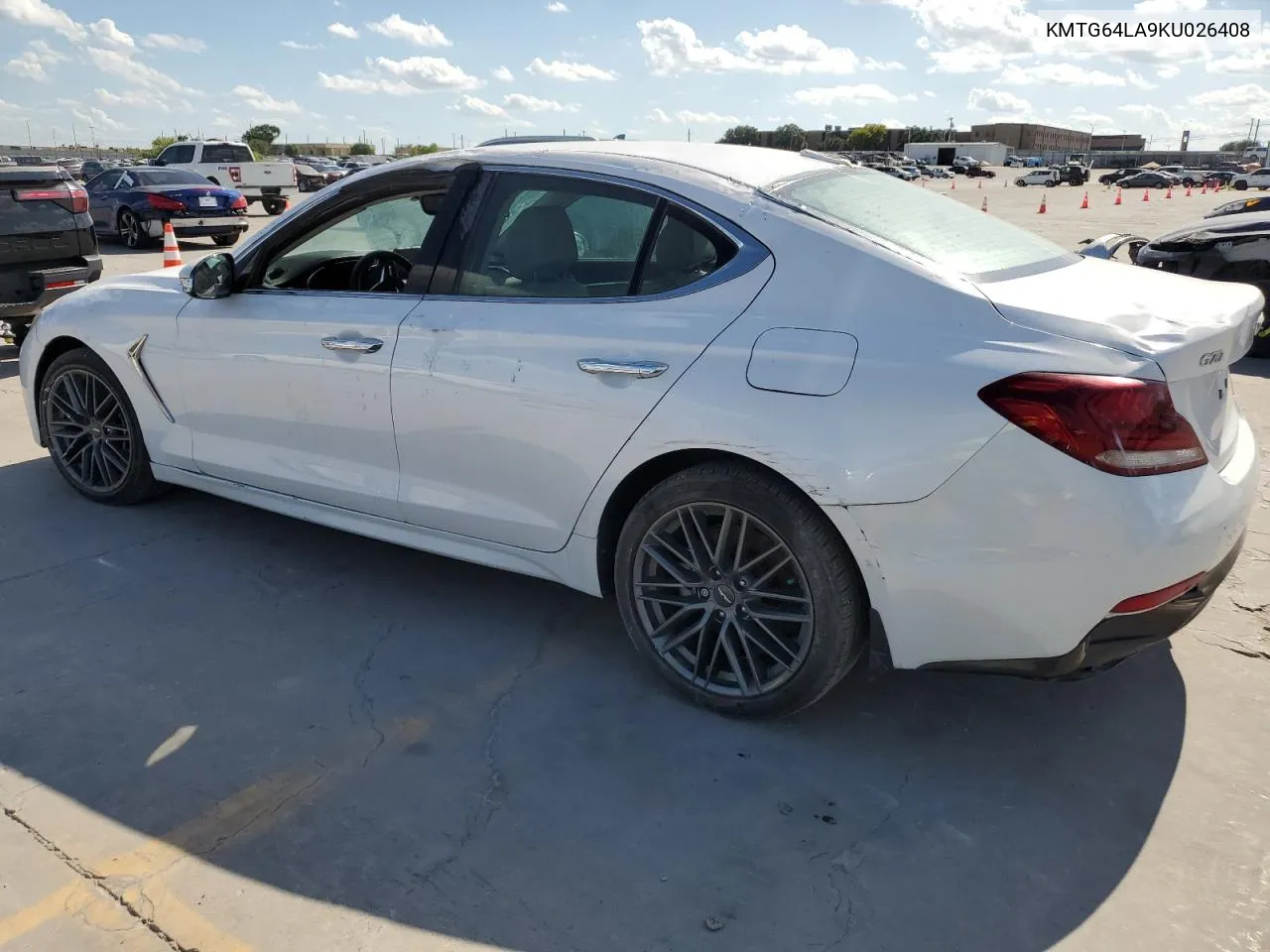 2019 Genesis G70 Advanced VIN: KMTG64LA9KU026408 Lot: 60665044