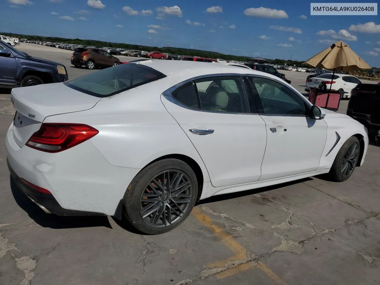 2019 Genesis G70 Advanced VIN: KMTG64LA9KU026408 Lot: 60665044