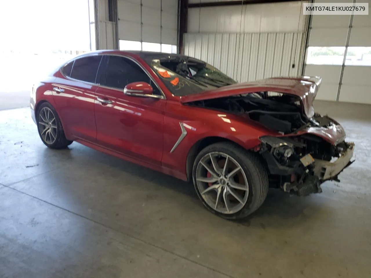 2019 Genesis G70 Elite VIN: KMTG74LE1KU027679 Lot: 61266494