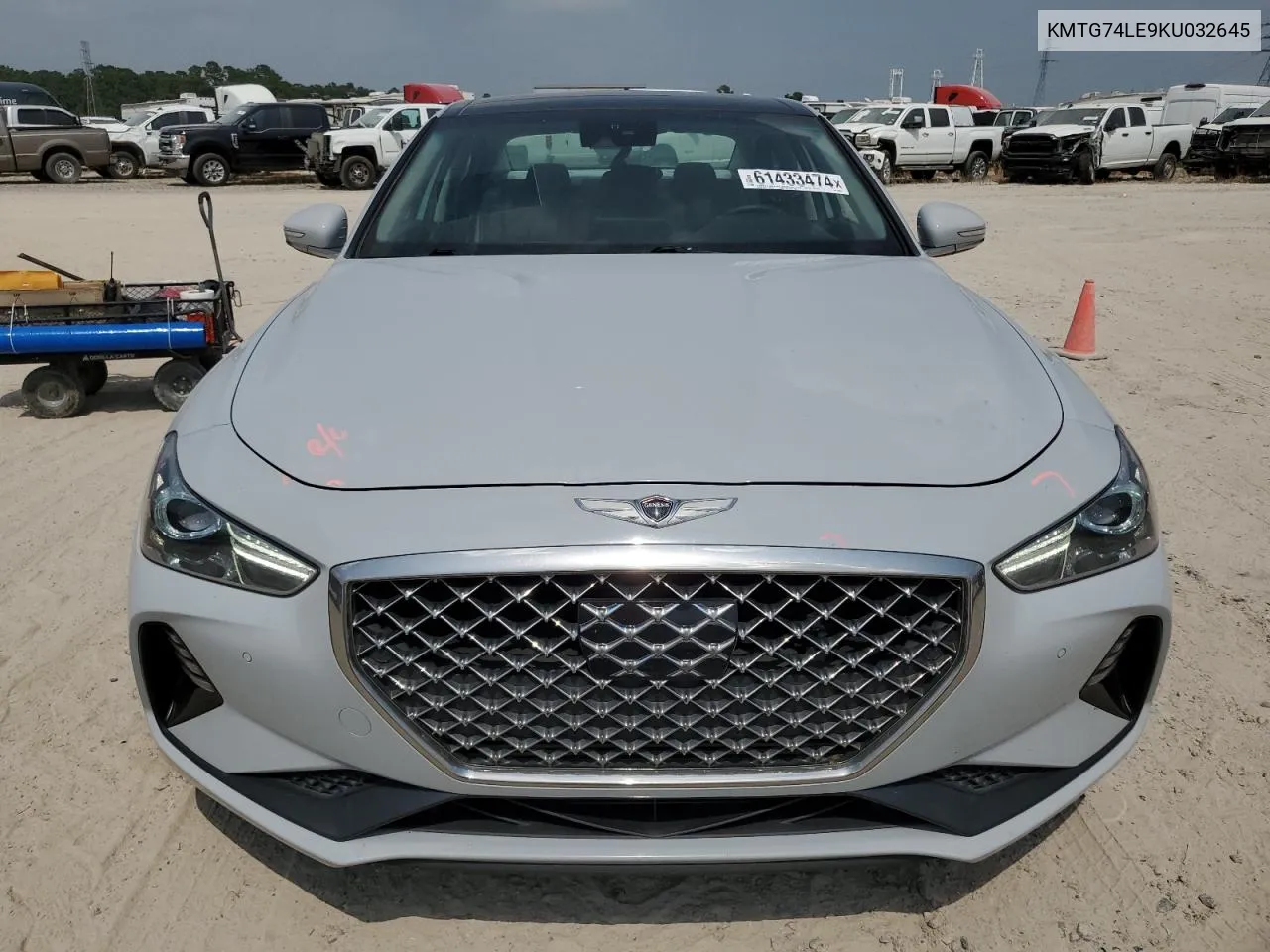 KMTG74LE9KU032645 2019 Genesis G70 Elite