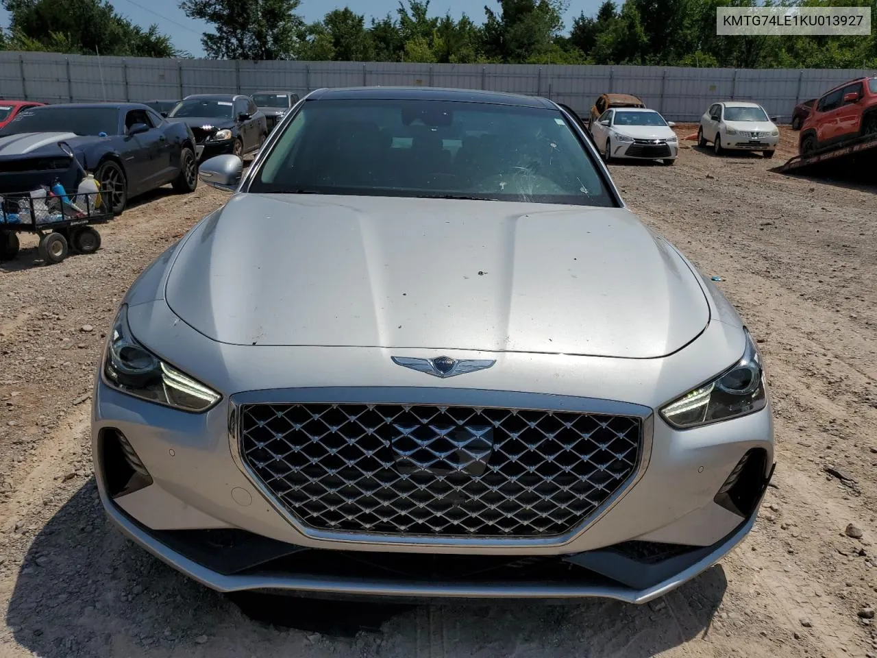 KMTG74LE1KU013927 2019 Genesis G70 Elite