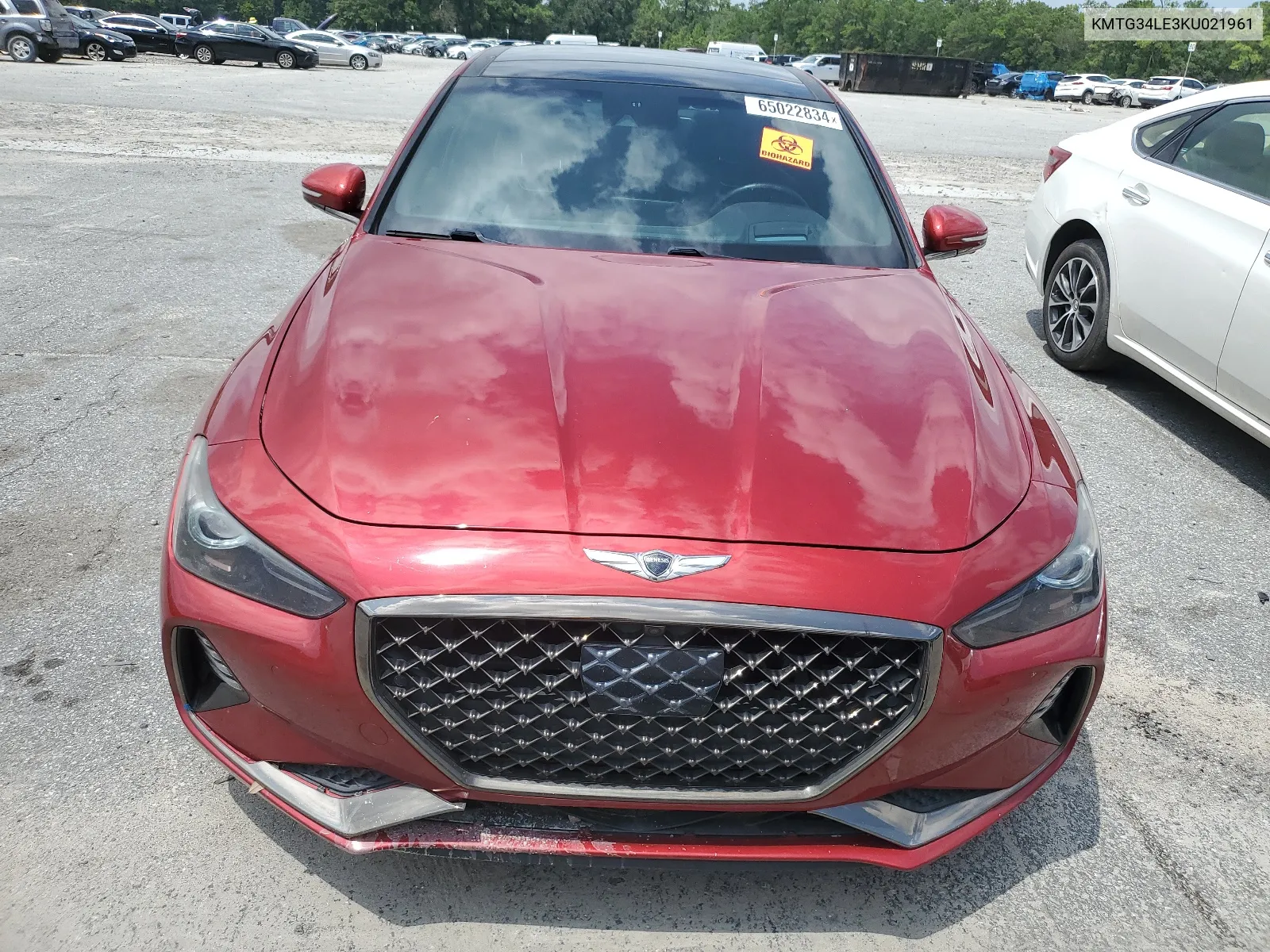 KMTG34LE3KU021961 2019 Genesis G70 Prestige