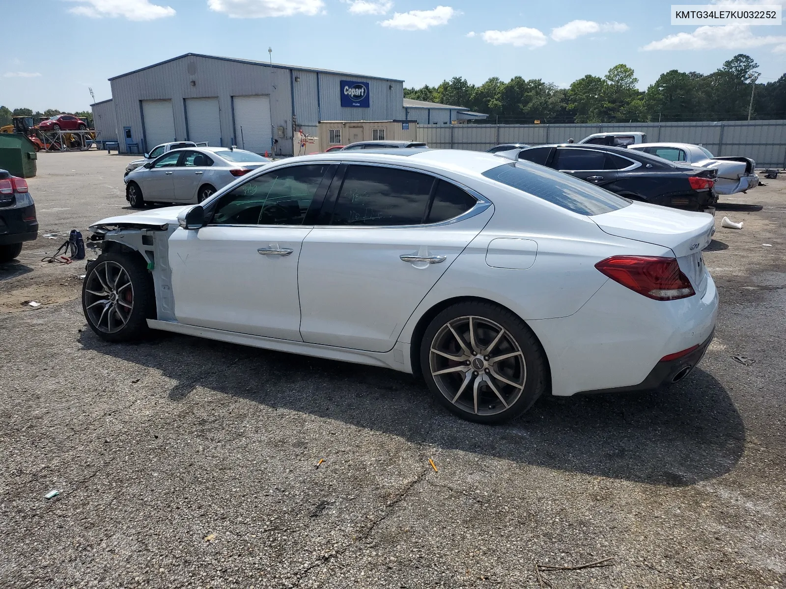 2019 Genesis G70 Prestige VIN: KMTG34LE7KU032252 Lot: 66429584