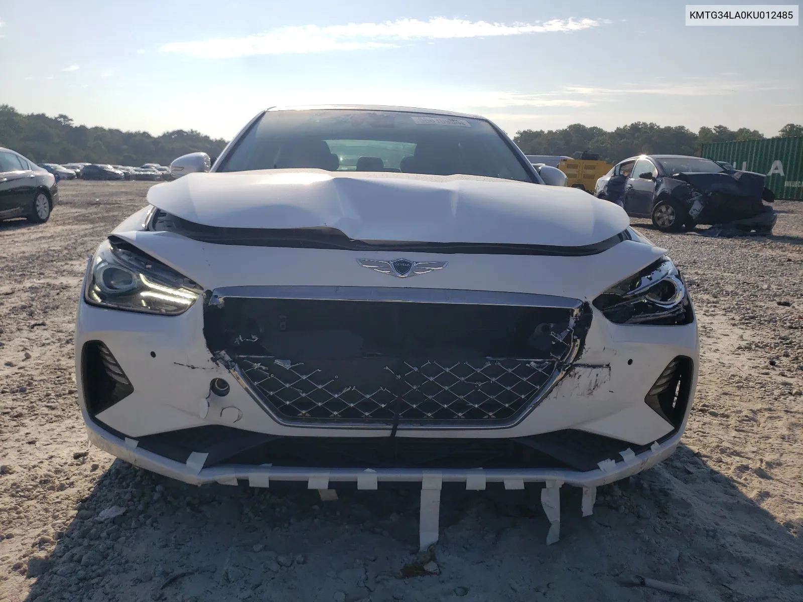 KMTG34LA0KU012485 2019 Genesis G70 Elite