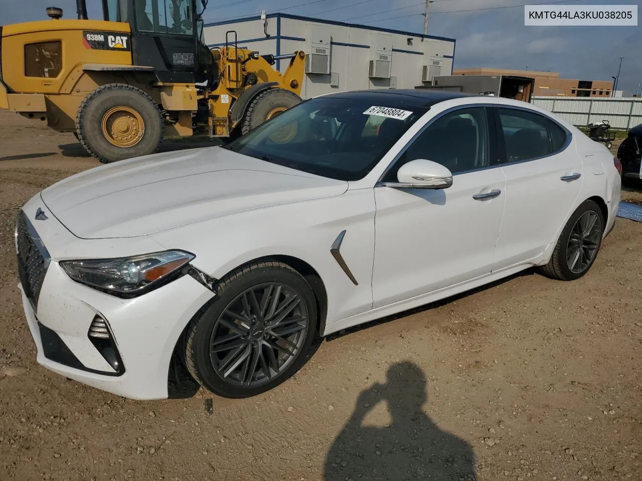 2019 Genesis G70 Prestige VIN: KMTG44LA3KU038205 Lot: 67048804