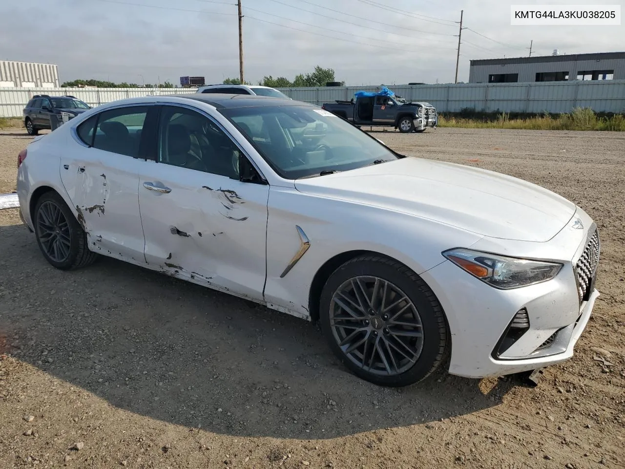 2019 Genesis G70 Prestige VIN: KMTG44LA3KU038205 Lot: 67048804