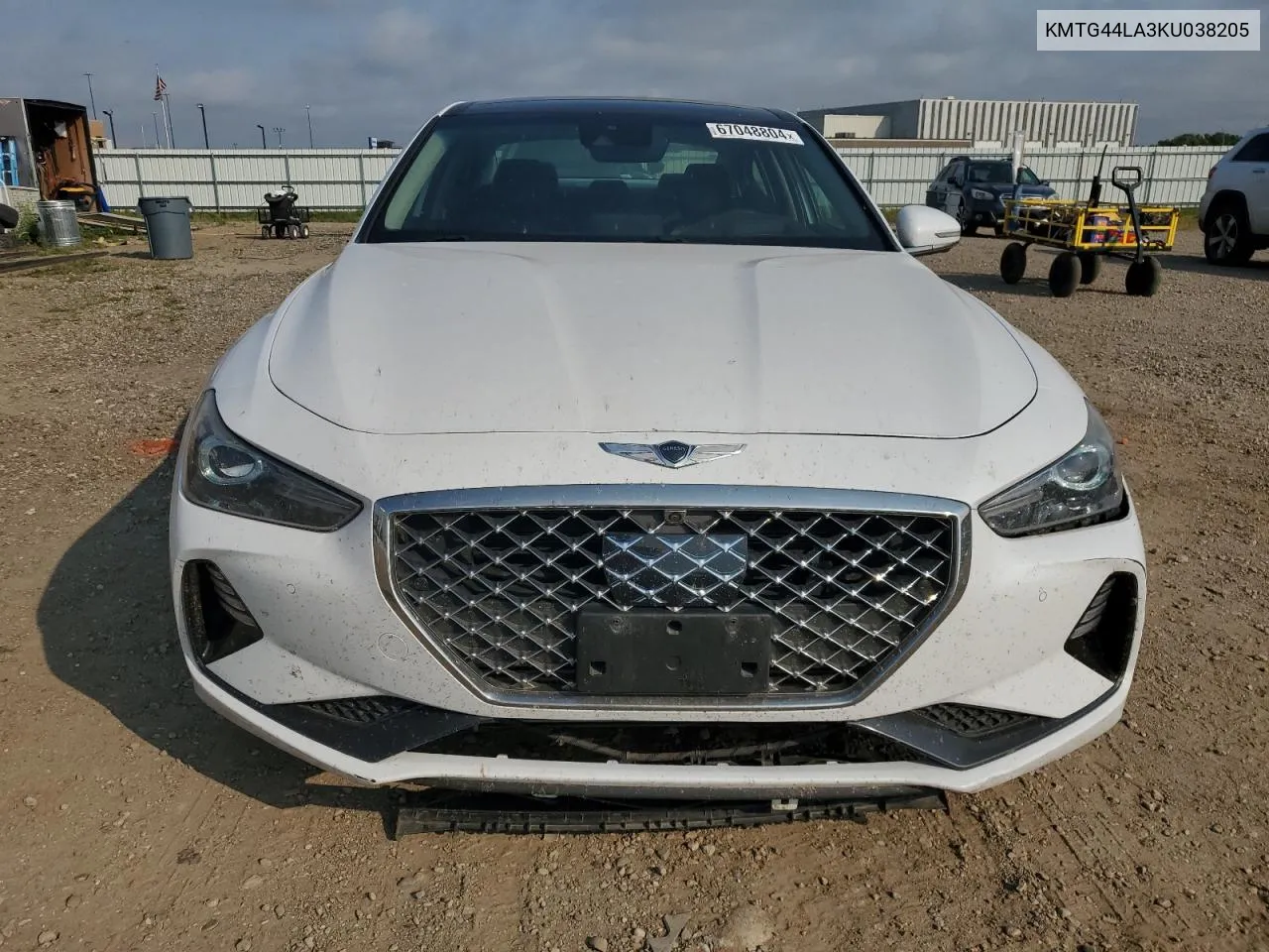 2019 Genesis G70 Prestige VIN: KMTG44LA3KU038205 Lot: 67048804