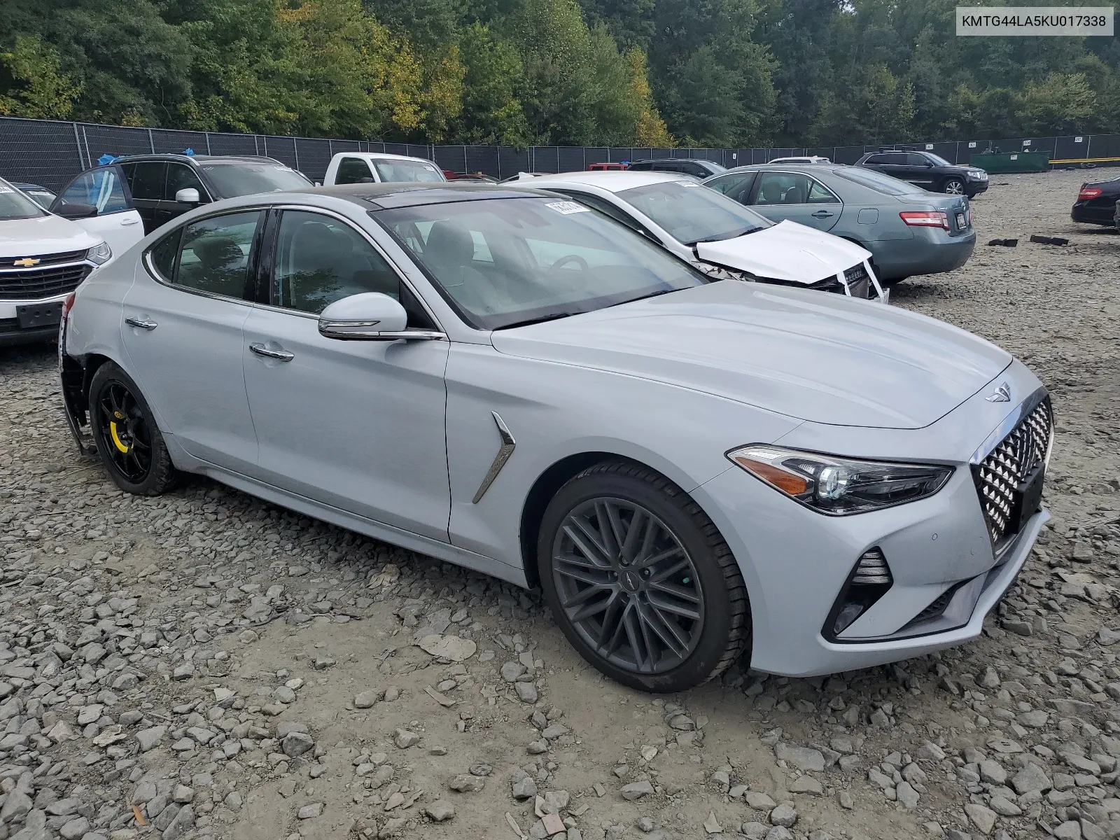 KMTG44LA5KU017338 2019 Genesis G70 Prestige