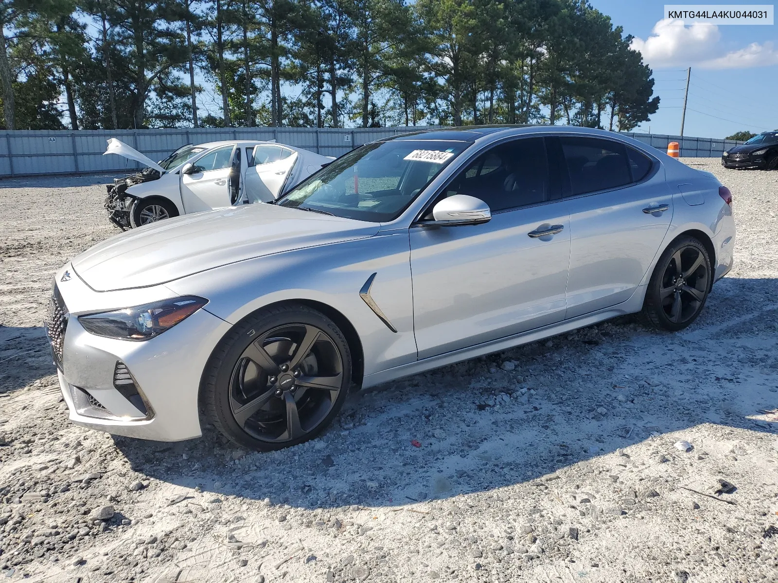 2019 Genesis G70 Prestige VIN: KMTG44LA4KU044031 Lot: 68215884