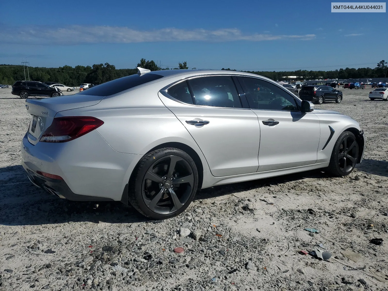 2019 Genesis G70 Prestige VIN: KMTG44LA4KU044031 Lot: 68215884