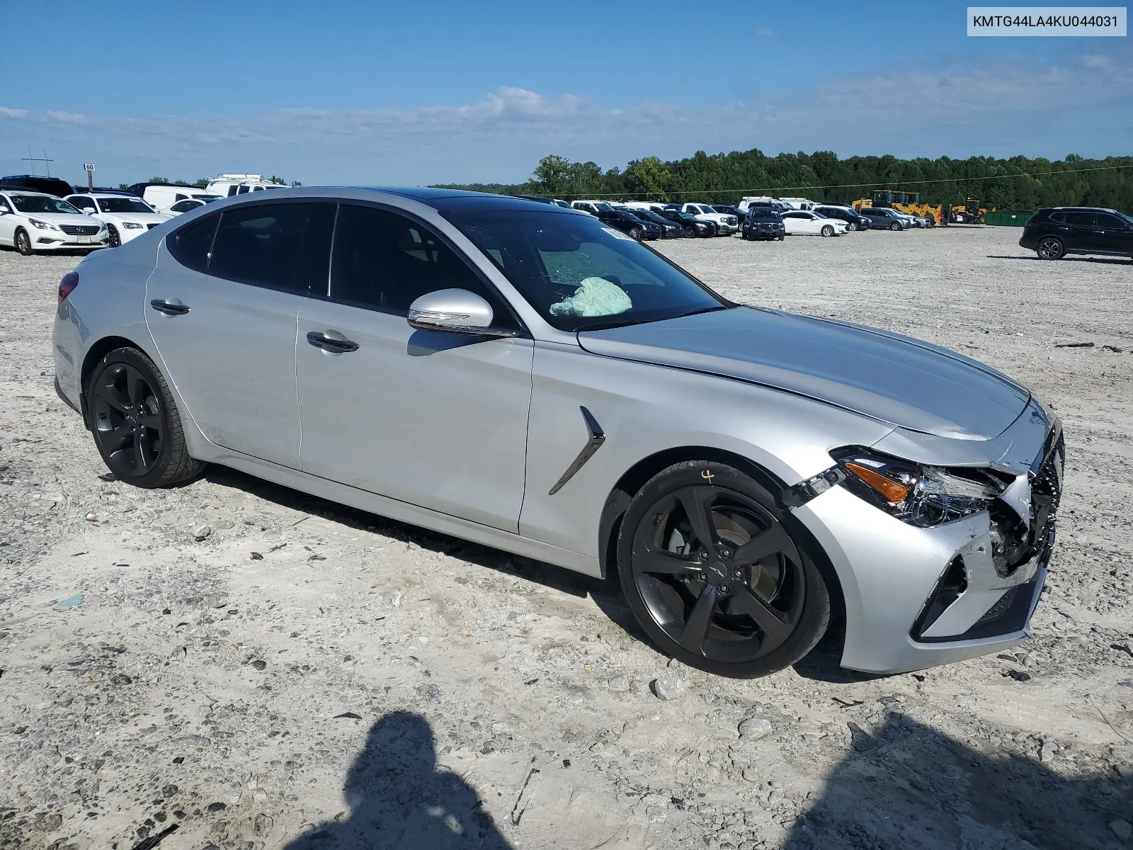 2019 Genesis G70 Prestige VIN: KMTG44LA4KU044031 Lot: 68215884