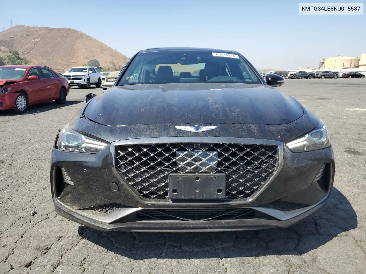 2019 Genesis G70 Prestige VIN: KMTG34LE8KU015587 Lot: 69414314