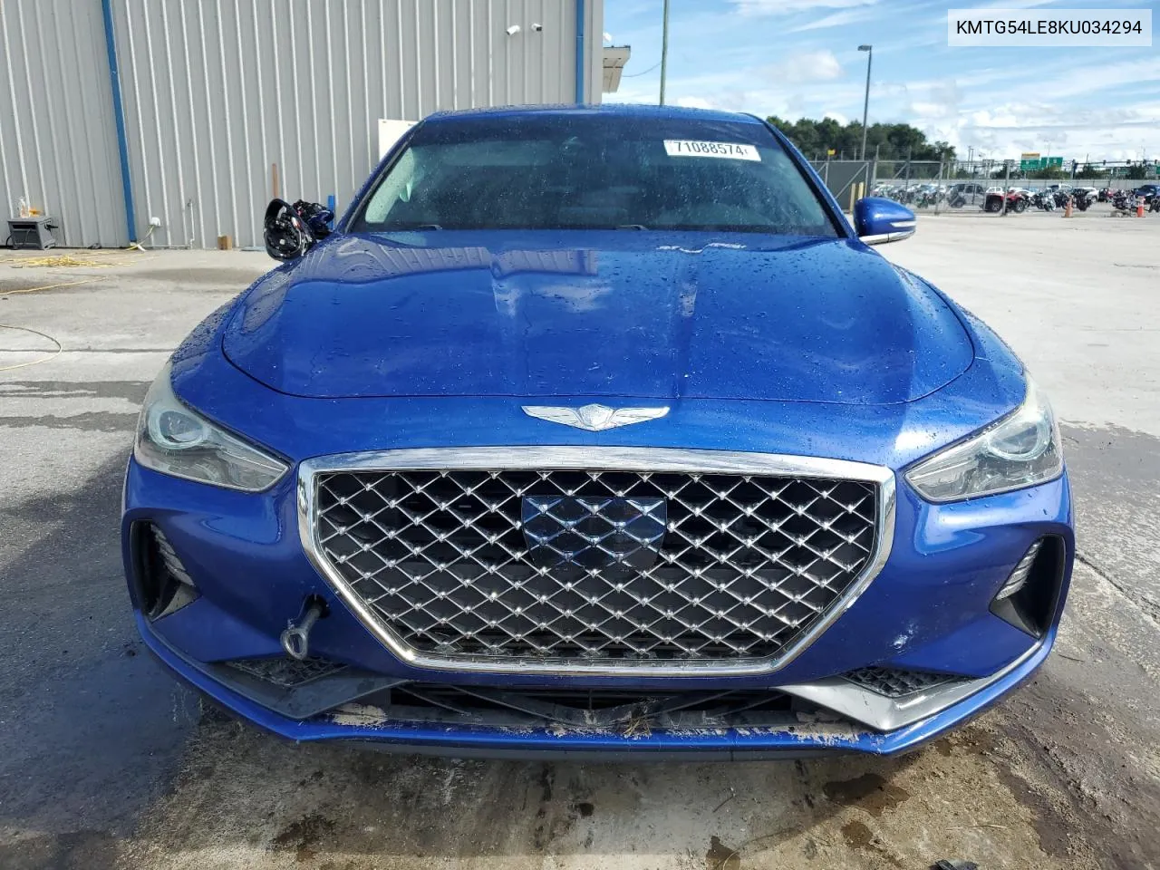 KMTG54LE8KU034294 2019 Genesis G70 Advanced