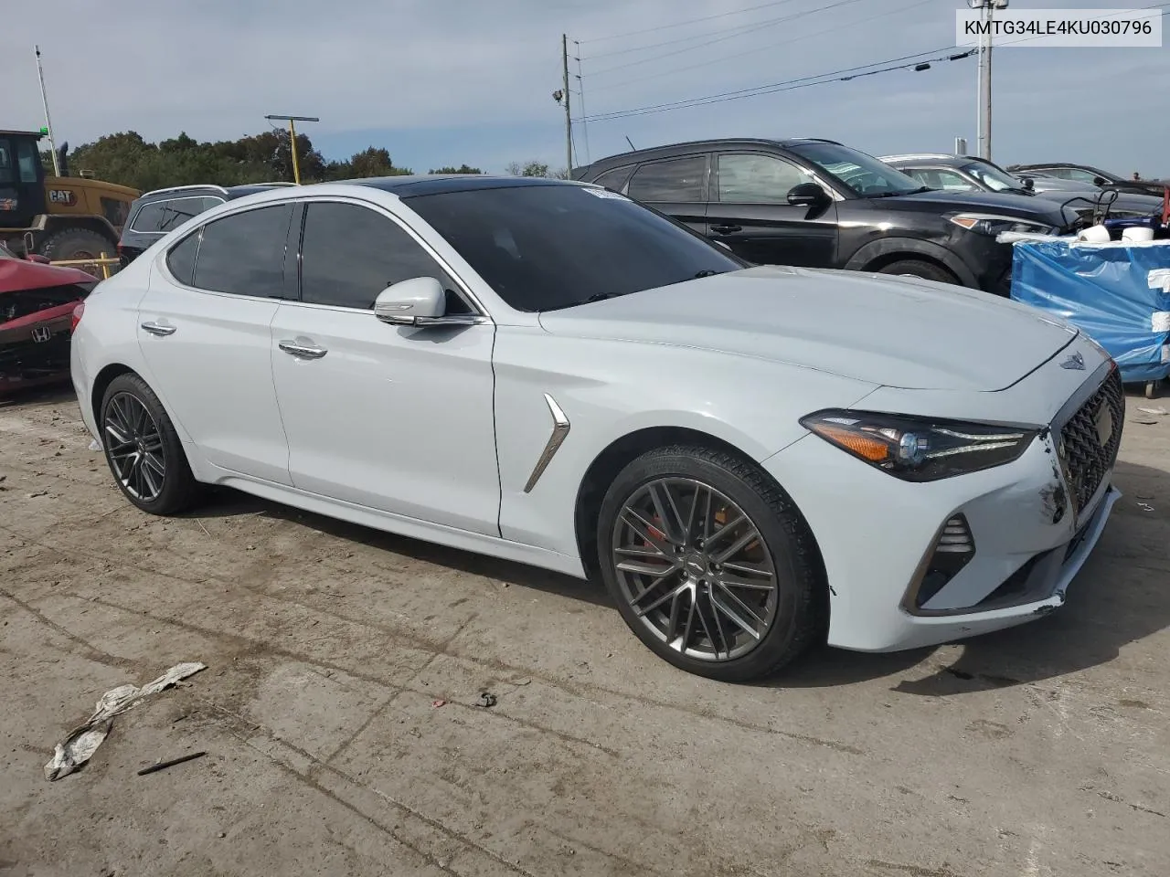 KMTG34LE4KU030796 2019 Genesis G70 Prestige