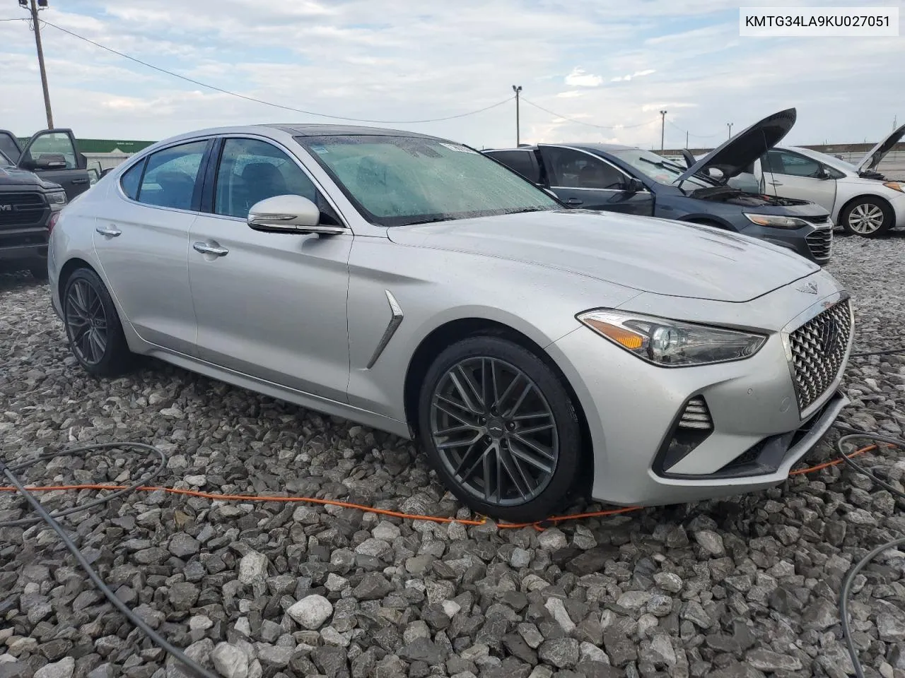 2019 Genesis G70 Elite VIN: KMTG34LA9KU027051 Lot: 71967634