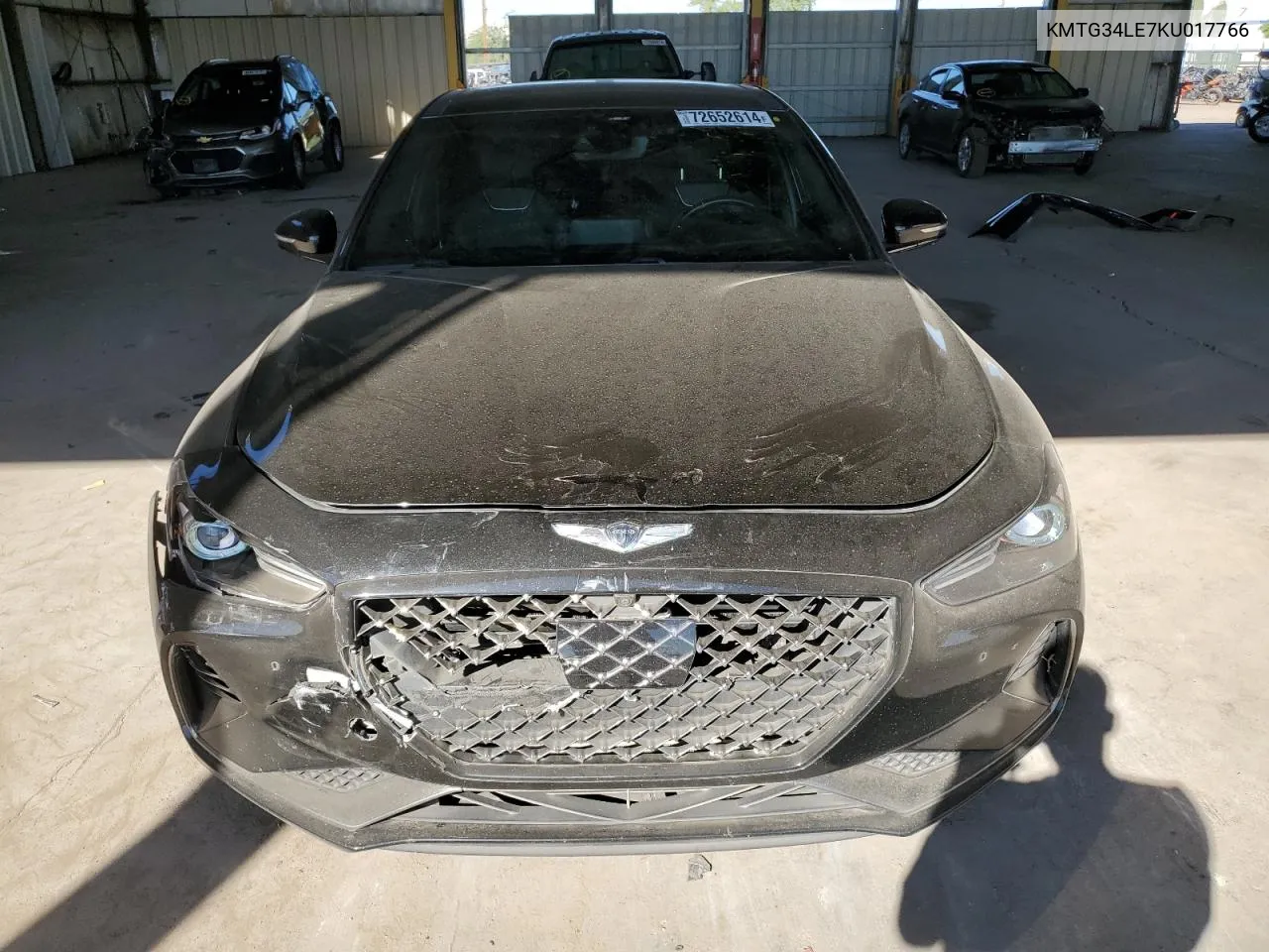 2019 Genesis G70 Prestige VIN: KMTG34LE7KU017766 Lot: 72652614