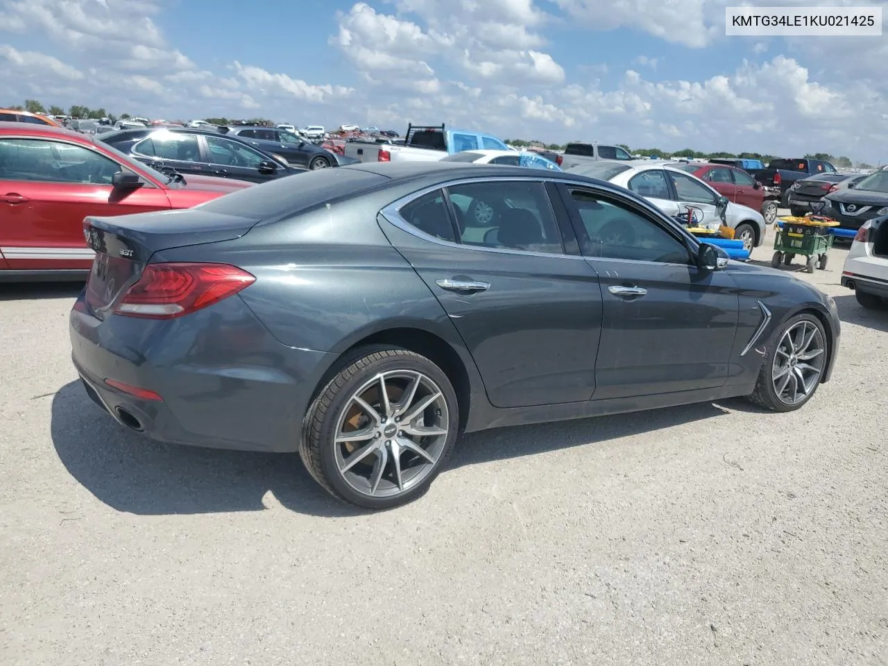 2019 Genesis G70 Prestige VIN: KMTG34LE1KU021425 Lot: 72706024