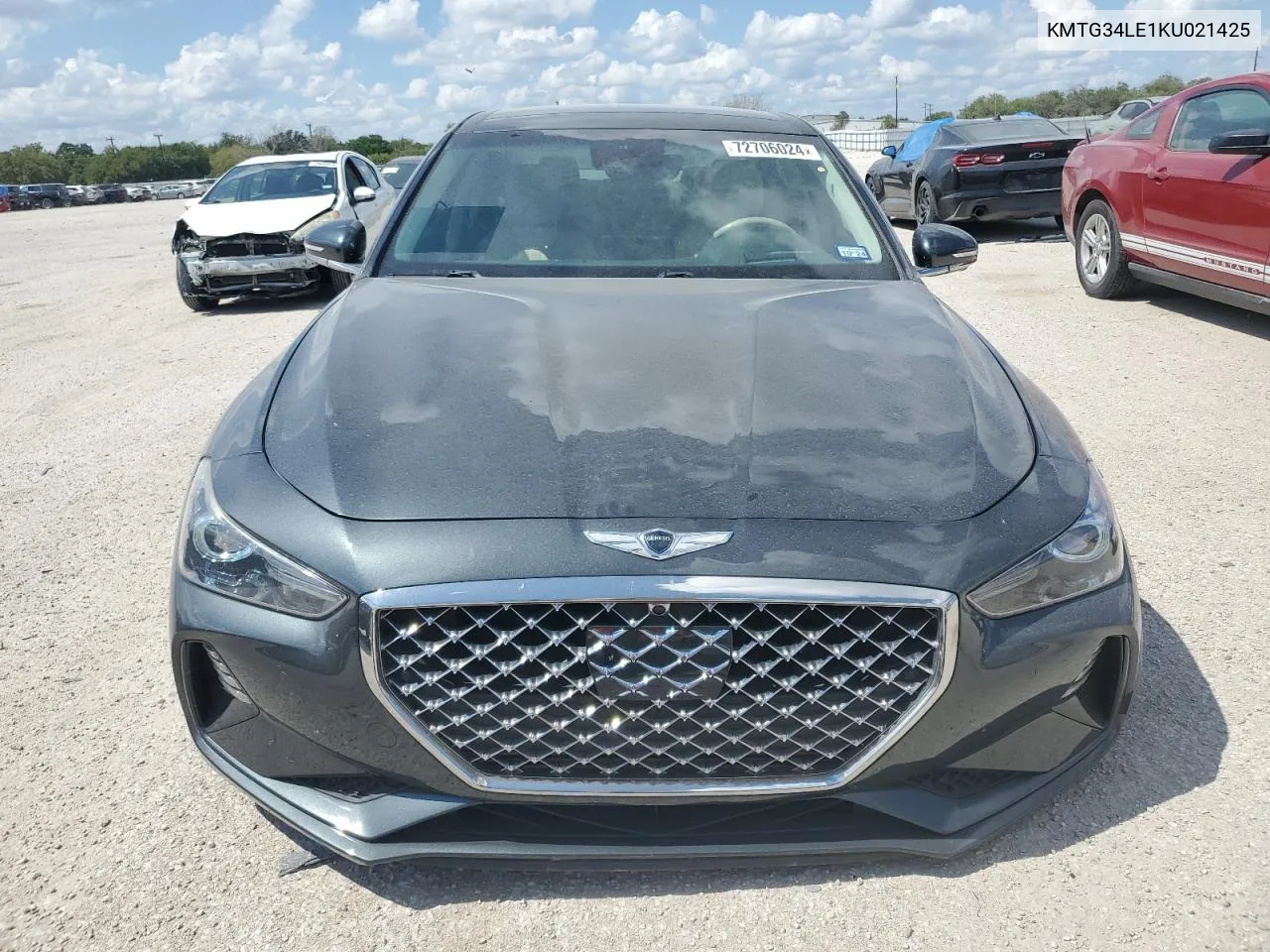 2019 Genesis G70 Prestige VIN: KMTG34LE1KU021425 Lot: 72706024