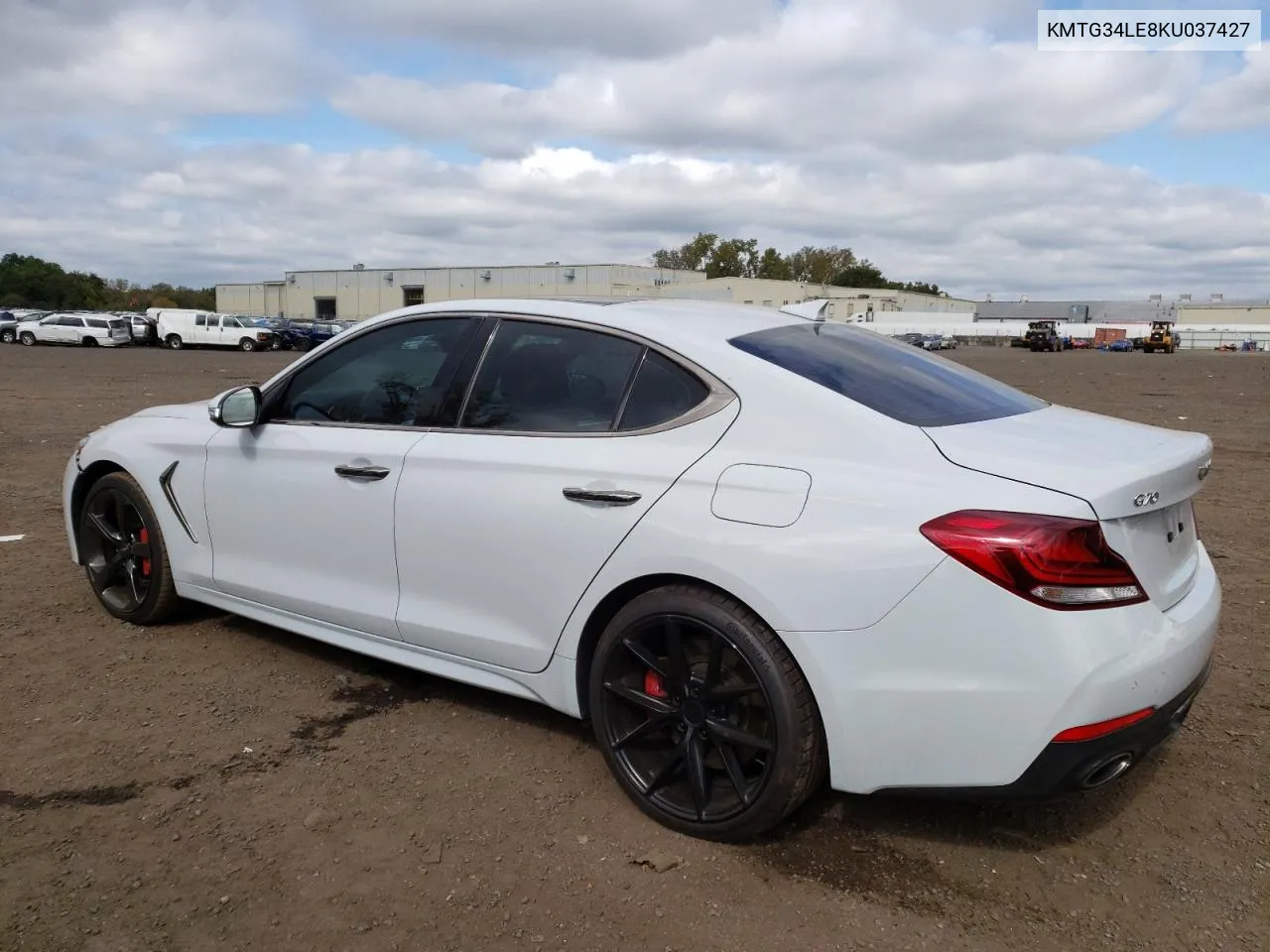 2019 Genesis G70 Prestige VIN: KMTG34LE8KU037427 Lot: 73787334