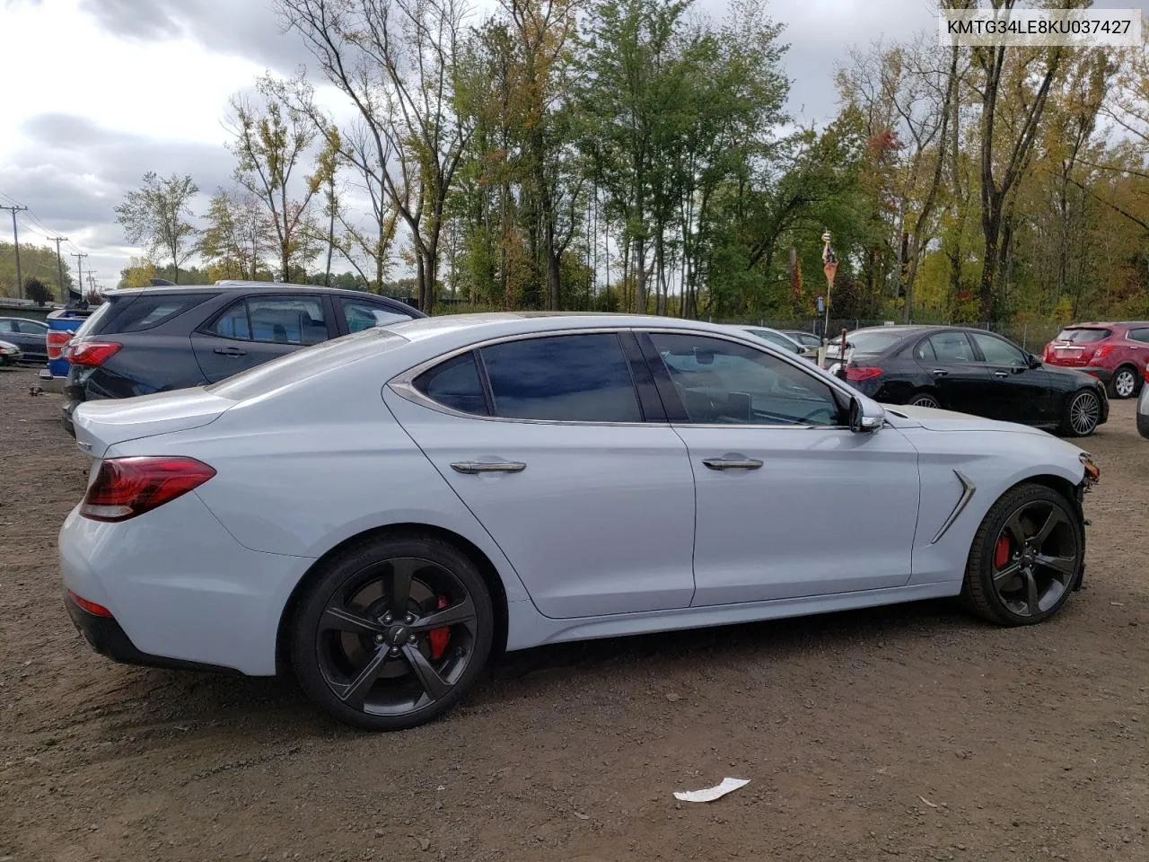 2019 Genesis G70 Prestige VIN: KMTG34LE8KU037427 Lot: 73787334