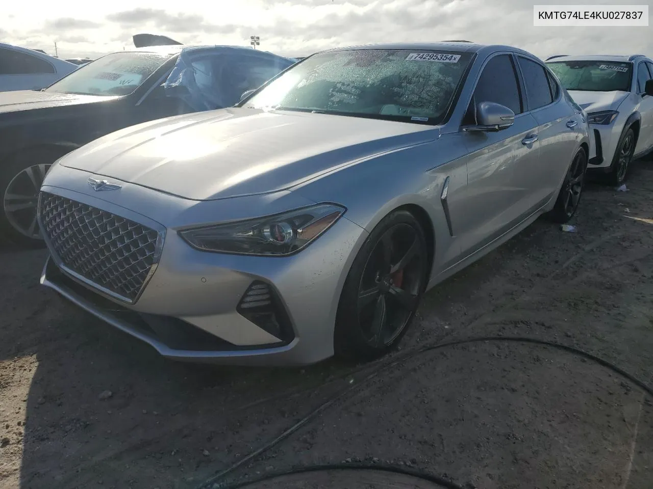 2019 Genesis G70 Elite VIN: KMTG74LE4KU027837 Lot: 74295354